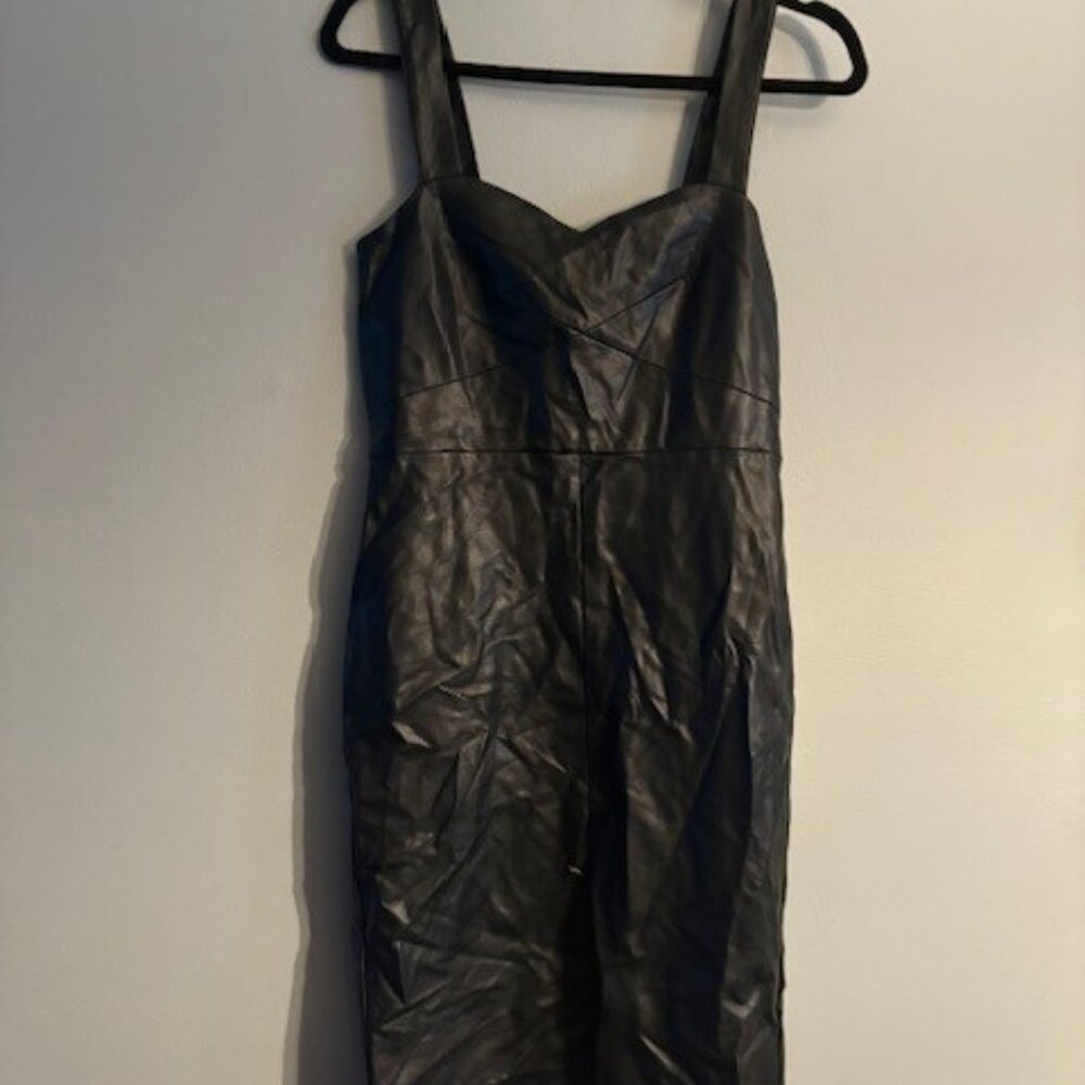 🌻3 for $15🌻 Faux Leather Strappy French Connection Dress